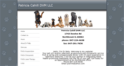 Desktop Screenshot of cahillvet.com